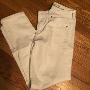White Girlfriend Jeans